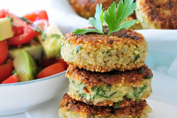 Lecker! Quinoa-Kartoffel-Laibchen