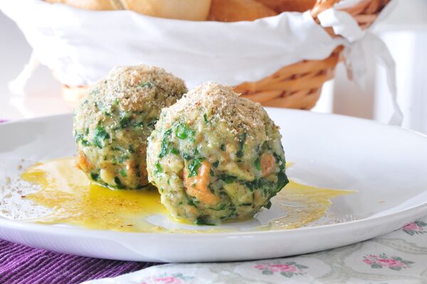 Vegane Knödel schmecken köstlich