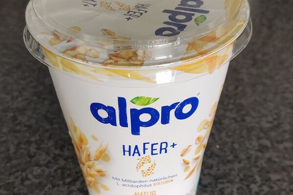 Joghurtbecher Alpro-Hafer Joghurt